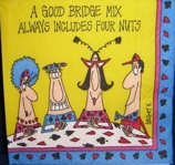 Napkin Beverage Coasters - Includes 4 Nuts